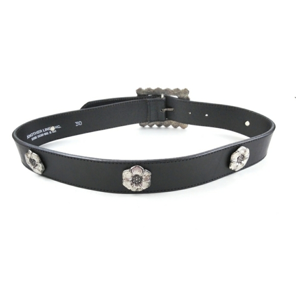 Women's Belt Boho Western Style Leather Size 30 - Picture 2 of 7